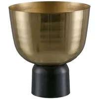 Gasper Übertopf Ø 41 cm SOLARIS, Goldgelb - Schwarz
