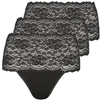 NINA VON C. Taillen Slip Millefleurs in Schwarz |
