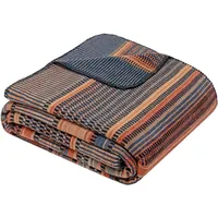 IBENA Guntur beige blau), B:150cm L:200cm, Baumwolle, Polyacryl, Polyester,