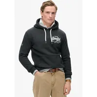 Superdry Classic Vl Graphic Kapuzenpullover Phantom Black Marl L