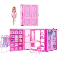 Mattel Europa B.V. Barbie Traumkleiderschrank Spielzeug, Spielset mit Modepuppe,