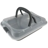 Intirilife Backblech mit Abdeckhaube in Silber - Gr.: onesize
