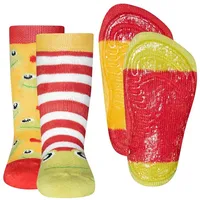 Ewers 2er Pack Frosch Stoppersocken SoftStep, Antirutschsohle für Mädchen,
