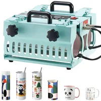 Vevor Tumbler Hitzpresse 2 Station 11-30oz Becher-Presse Sublimation Presse