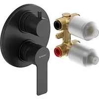 Duravit D-Code Einhebelmischer Unterputz Set, 2 Verbraucher,