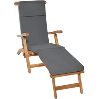 Beautissu Deckchair Auflage 175 x 45 x 5 cm