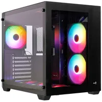 AeroCool PC Gehäuse Dryft-BK-v2 Mid-Tower Schwarz