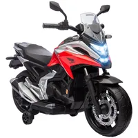 Aiyaplay Kinder Elektromotorrad 12V Kindermotorrad mit MP3, USB, LED-Scheinwerfer,