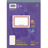 Ursus Schreibblock Green 03654820 DIN A5 kar. 70g 48Bl