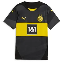 Puma BVB Borussia Dortmund Auswärtstrikot 2024/25 Kinder 02 black/faster