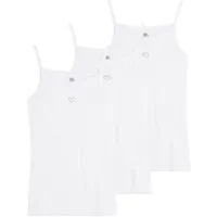 Sanetta Mädchen Unterhemden 3er Pack - Basic Shirt mit