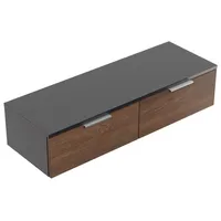 Magnolia home Hängekonsole Urban Slimline 2 Schubladen Softclose Redwood