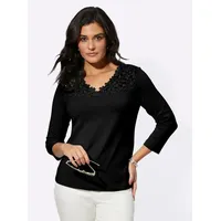 CREATION L V-Shirt in schwarz | Gr.: 36