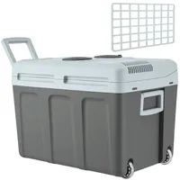 Tectake Elektrische Kühl- und Wärmebox mit Griffen und Rollen,