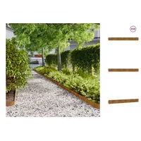 VidaXL Rasenkanten 50 Stk. 10x103 cm Flexibel Cortenstahl