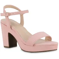 VAN HILL 841371 Plateausandaletten Schuhe rosa 39 EU