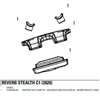 RockShox Reverb Stealth C1 2020 Sattelklemme - Black -