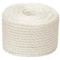 VidaXL Arbeitsseil Weiß 12 mm 100 m Polypropylen