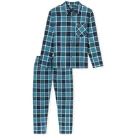 SCHIESSER Pyjama Selected Premium Warming in Blau | Gr.: