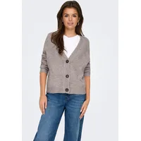 Only Strickjacke mit V-Ausschnitt Modell 'ZOEY', Altrosa Melange, XL