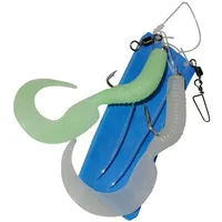 Dieter Eisele Meeressystem mit 2 Ködern 14cm grün+blau 9/0