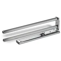 SO-Tech Handtuchhalter 2-armig kurz Chrom poliert ausziehbar