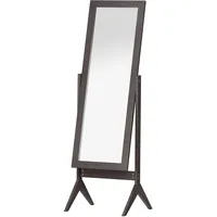 Homcom Standspiegel Braun, Glas, 46x148x47 cm
