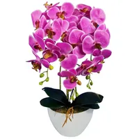 Damich Künstliche Orchidee im Topf Gummi - Modell 3pgbb,