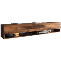 Feldmann-Wohnen Lowboard, Dunkelbraun, Holz, Rechteckig, 180x30x32 cm, Wohnzimmer, Wohnwände,
