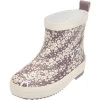 Playshoes Gummistiefel Halbschaft Blumen Unisex Kinder Gummistiefel, Violett Blumen,