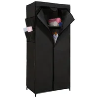 Hti-Living Stoffschrank L Lena Dunkelgrau