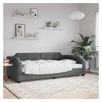 VidaXL Tagesbett Dunkelgrau 90x200 cm Stoff