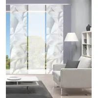 Vision "FLYNN" Gr. 1, grau, B:60cm H:260cm, Polyester, Gardinen,