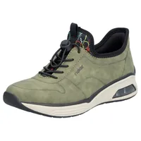 Rieker Slip-On Sneaker, Schlupfschuh, Halbschuh, Freizeitschuh mit elastischem Einstieg,
