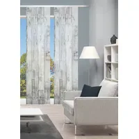 Vision "LIZZA" Gr. 1, grau, B:60cm H:260cm, Polyester, Gardinen,