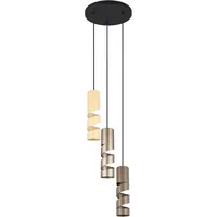 Trio Pendelleuchte Stream multicolor 3flg GU10