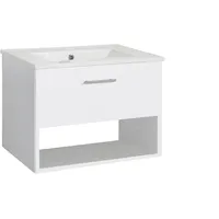 WELLTIME Waschtisch WELLTIME "Trento Light, 60cm, 80cm, 100cm, Keramik-Auflagebecken",