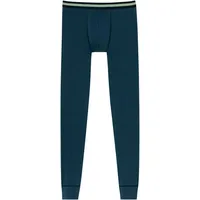 SCHIESSER Lange Unterhose 95/5 in Blau | Gr.: 152