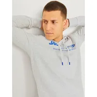 JACK & JONES Hoodie 'Alvis' in weiß | Gr.: