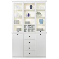 VCM ebuy24 Vitrine | Buffetschrank, Vitrinenschrank Brax 120 x
