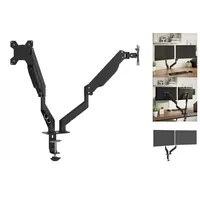 VidaXL Doppel-Monitorarm für Max 27 Zoll Gasfeder 20 kg