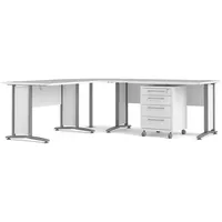 VCM ebuy24 Schreibtisch Prisme 200 x 230 cm, -