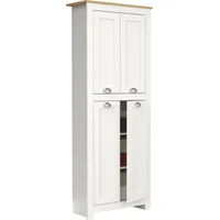 VCM Holz Badmöbel Bad Schrank Balusa