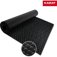 Etm Flachnoppen-Läufer Zuschnitt Schwarz Rollenbreite: 150x300 cm