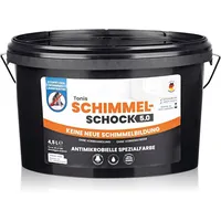 Tonis schimmelschock Anti-Schimmel-Farbe 4,5 Liter Wandfarbe weiss | Effektive,