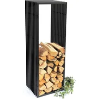 DanDiBo Ambiente Kaminholzregal D-Stil 150 cm Kaminholzständer Holzkorb Kaminholzhalter