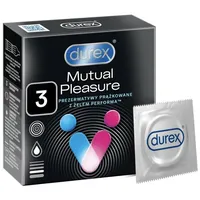 DUREX Mutual Pleasure Kondome mit Noppen, 3 Stück