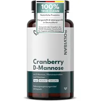 SOLVISAN Solvisan® Cranberry D-Mannose + Kürbiskernextrakt, Vitamin D und