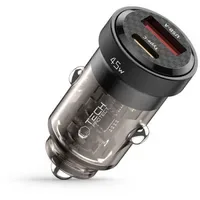 TECH-PROTECT CC45W Car Charger USB-C PD 45W / USB-A