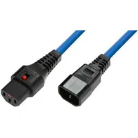 MicroConnect MC-C13C14LOCK-1.5MB 1,5 m C13-Koppler, C14-Koppler,